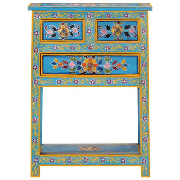 Maison Exclusive - Buffé turkos 55x30x76 cm massiv mangoträ Turkos