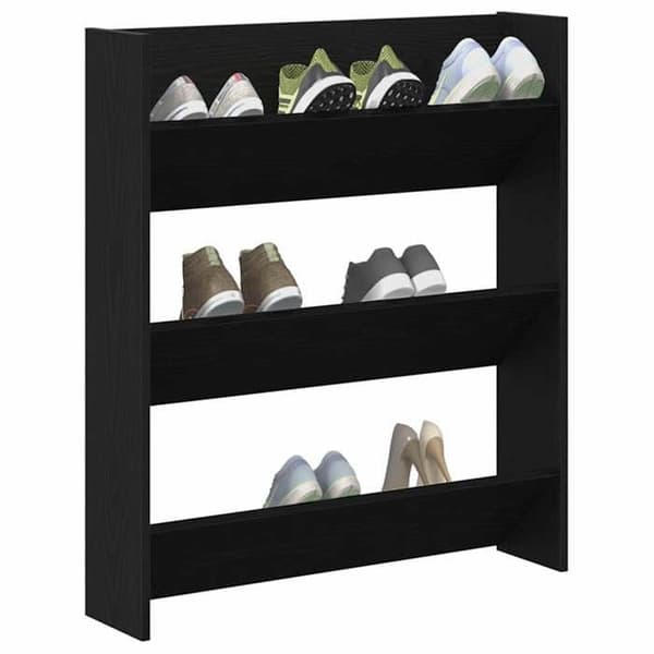 Maison Exclusive - Skoskåp 80 x 18 x 90 cm Ingenjörsträ
