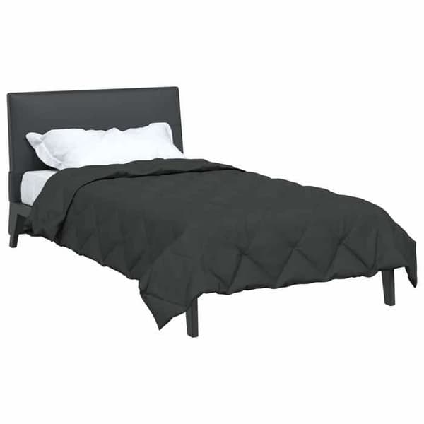 Maison Exclusive - Hela året täcke Anthracite 135 x 200 cm Mikrofiber antracit