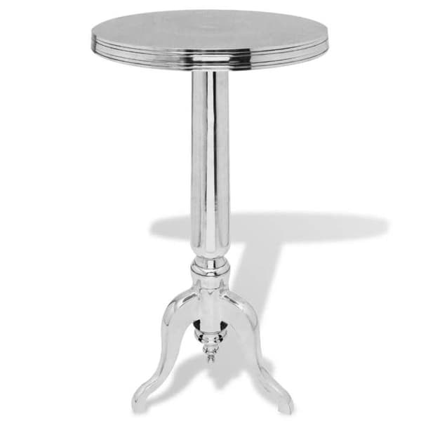 Maison Exclusive - Rundt bord i aluminium silverfärgad Silver
