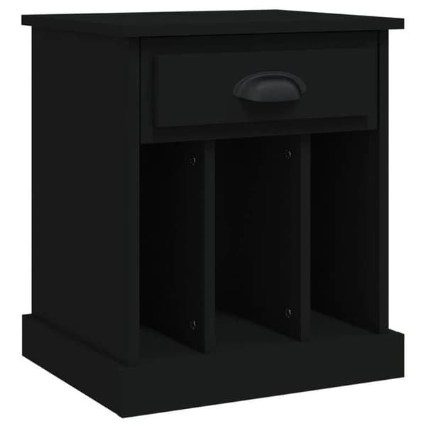 Maison Exclusive - Sort natbord 43x36x50 cm Svart