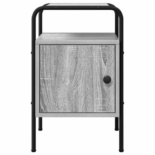 Maison Exclusive - Yöpöytä 2 kpl Sonoma harmaa 35 x 36,5 x 56 cm Sonoma grå