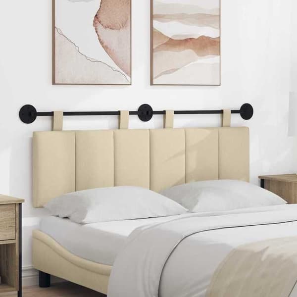 Maison Exclusive - Hängande sänggavel Creme tyg