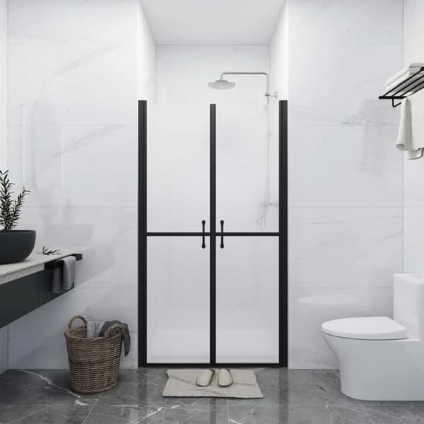 Maison Exclusive - Duschdörr ESG frostad (78-81)x190 cm