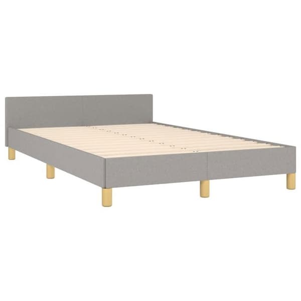 Maison Exclusive - Sengebund uden madras lys grå 120x200 cm stof