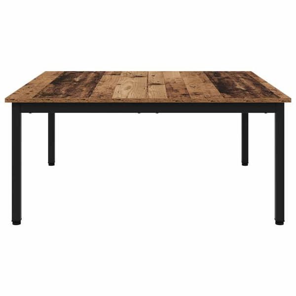 Bord - EKSKLUSIV HUS - 100x100x45 cm - Ingeniørtræ & metal - Brun - Moderne