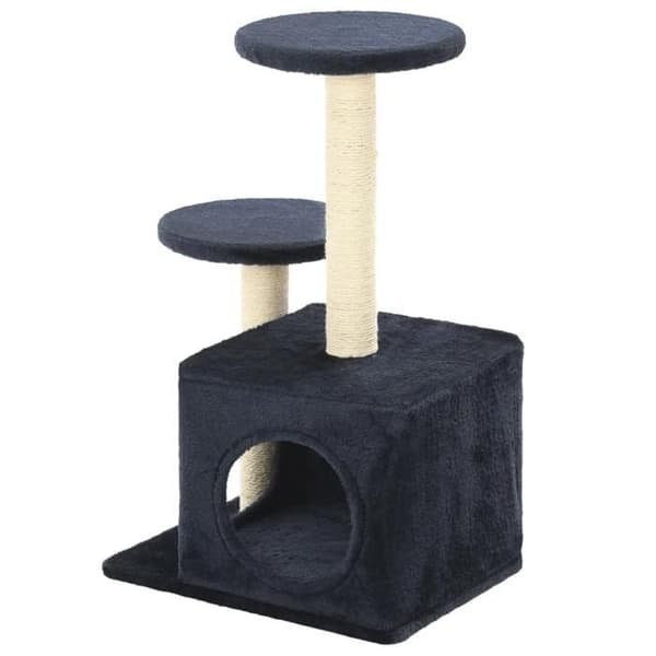 Maison Exclusive - Kattekradsetræ med sisal kløer 60cm Mørkeblå Mörkblå