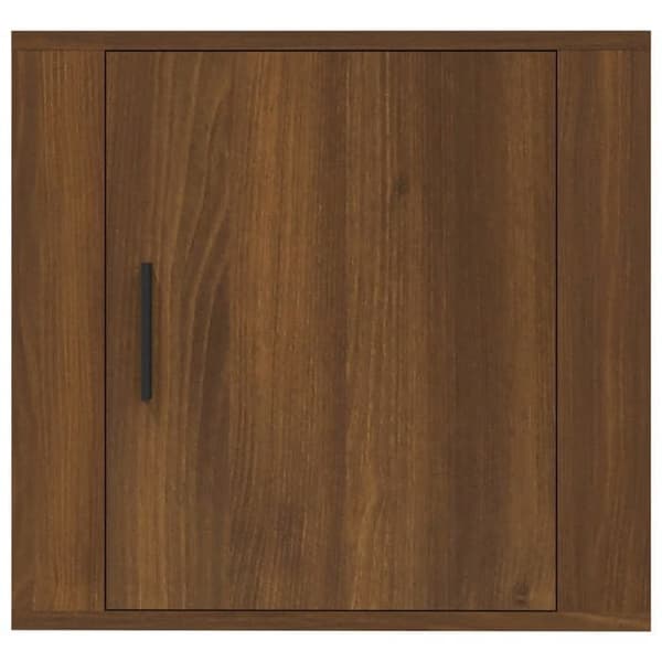 Maison Exclusive - Väggmonterade sängbord 2 st Ekbrun 50x30x47 cm Brun eg