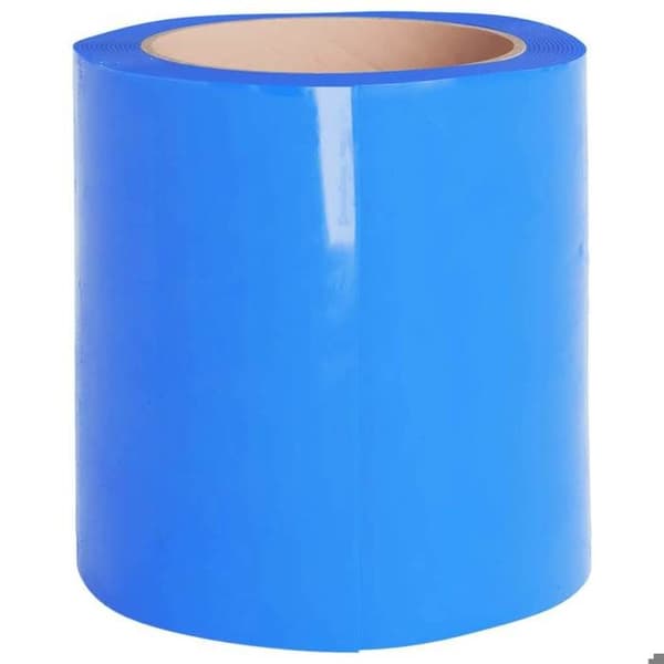 Maison Exclusive - Blå dörrgardin 200 mmx1,6 mm 10 m PVC Blå