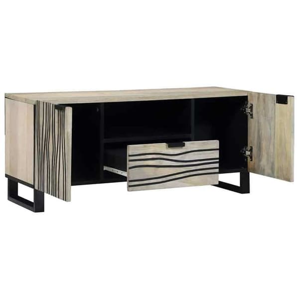 Maison Exclusive - Unites TV 105 x 33 x 46 cm Vit Ingenjörsträ Vit