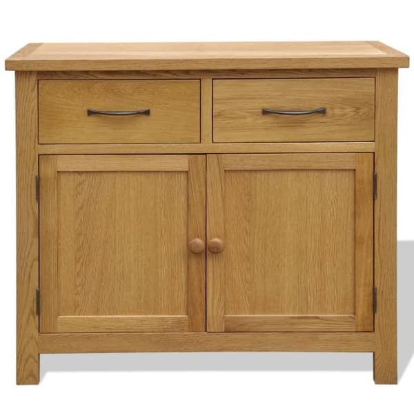 Maison Exclusive - Buffet 90 x 33,5 x 83 cm Massiivinen tammipuu