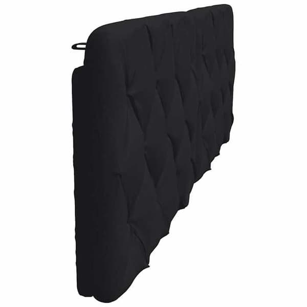 Maison Exclusive - Sort hovedgærdestofpude 180 cm
