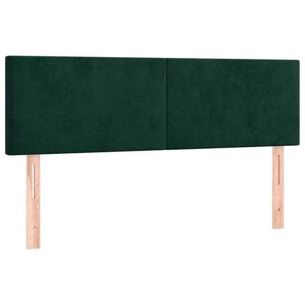 Maison Exclusive - Hovedgærder Mørkegrøn 144x5x78/88 cm Velour