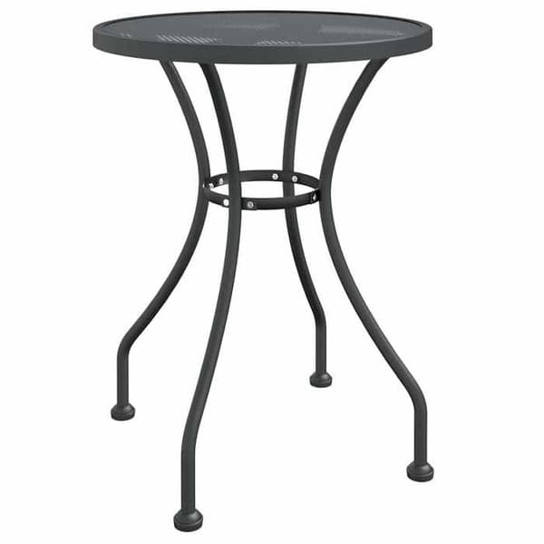 Maison Exclusive - Puutarhapöytä Ø60x72 cm Metalliverkko Antrasiitti antracit