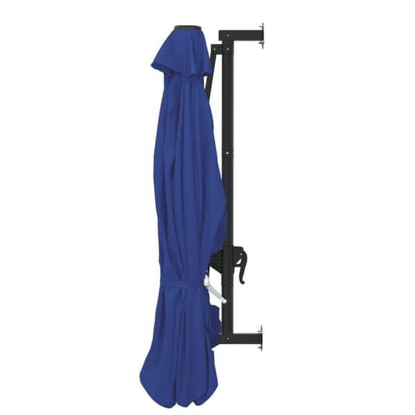 Maison Exclusive - Väggparasol med metallstolpe 300 cm Blå