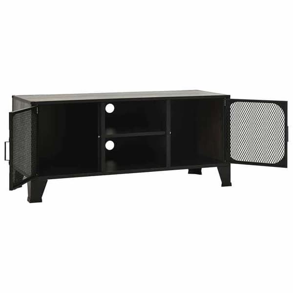 Maison Exclusive - TV-hylly Harmaa 105x36x47 cm Metalli ja MDF