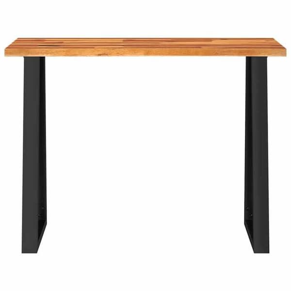 Maison Exclusive - Konsolbord med live edge 110x35x80 cm i solid akaciaträ