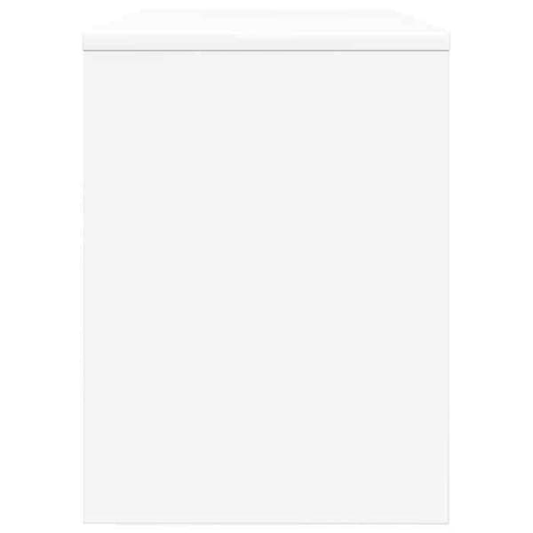 Maison Exclusive - TV-möbel 80 x 30 x 40 cm Vit Ingenjörsträ Vit