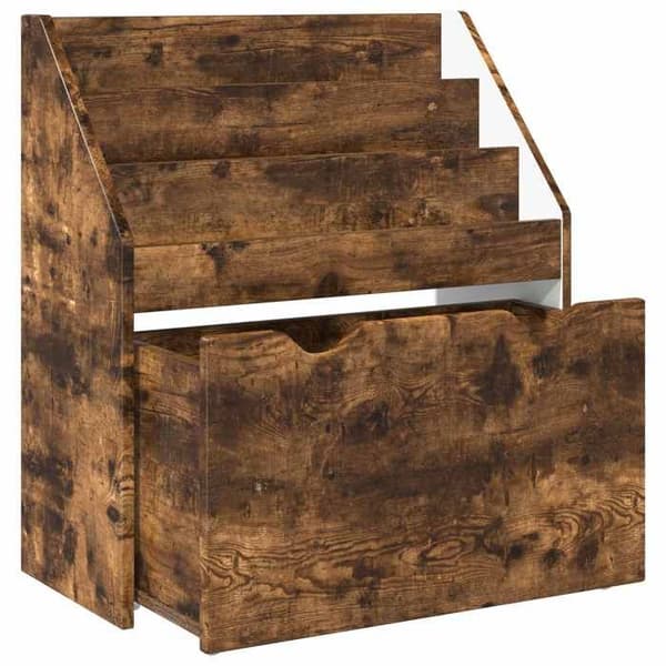 Maison Exclusive - Børnebibliotek i røgfyldt eg 60 x 29,5 x 69 cm