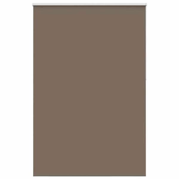 Maison Exclusive - Mörkläggande rullgardin kaffe 160x210cm tygbredd