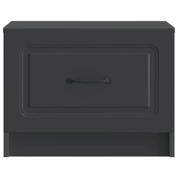 Maison Exclusive - Sort sofabord 49 x 50 x 37 cm Ingeniørtræ