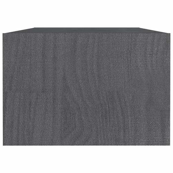 Maison Exclusive - Harmaa sohvapöytä 110x50x34 cm massiivipuusta
