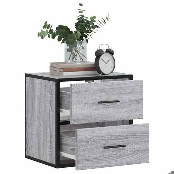 Maison Exclusive - Sonoma harmaa seinäyöpöytä 40x31x39,5 cm Sonoma grå