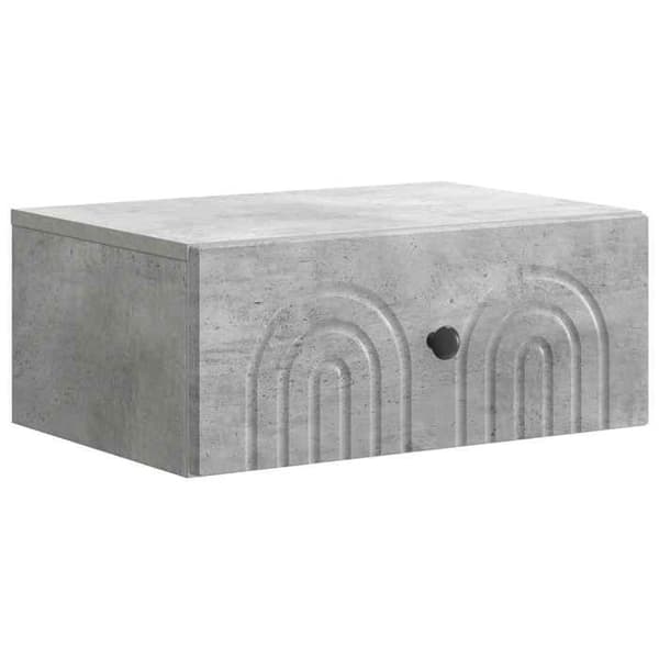 Maison Exclusive - Betoni harmaa seinähylly 49 x 34,5 x 20 cm