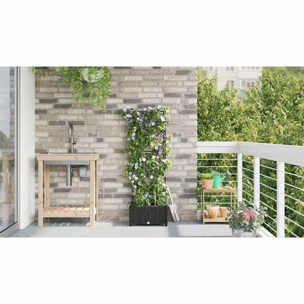 Maison Exclusive - Sort havekrukke 40 x 40 x 126 cm PP