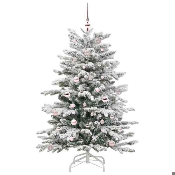 Juletræ - EKSKLUSIVT HUS - Ledede grene - Hvid - 150 cm - LED USB Vit
