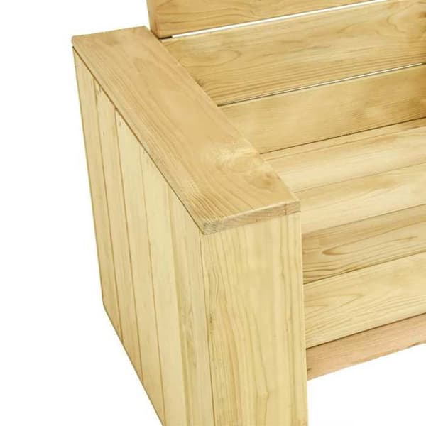 Maison Exclusive - 239 cm:n kulmasohva puu impregnoitua mäntyä