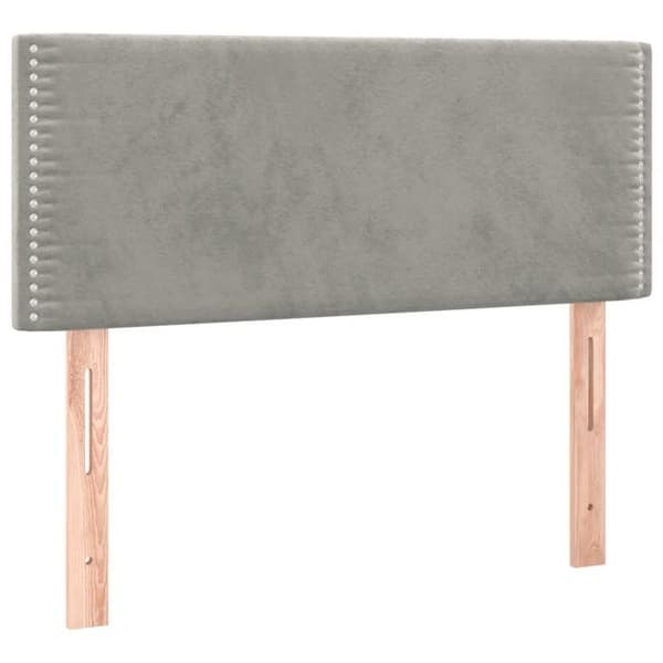 Maison Exclusive - Sängyn lamellipohja ja Harmaa 80x200 cm Sametti