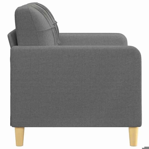 Maison Exclusive - Soffa 2-sits Grå mörk 120 cm Tyg