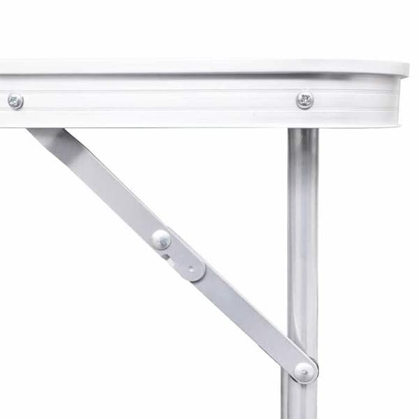 Maison Exclusive - Fällbord för camping med metallram 80x60 cm