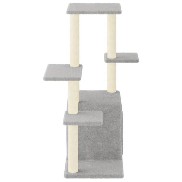 Maison Exclusive - Kattekradse med sisal i lys grå 97,5 cm ljusgrått