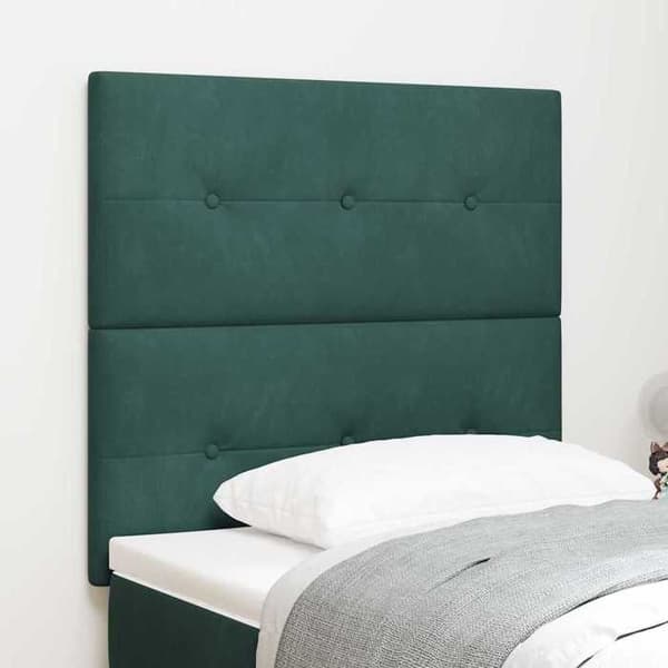 Maison Exclusive - Tummanvihreä pääty 80 cm Sametti Mörkgrön