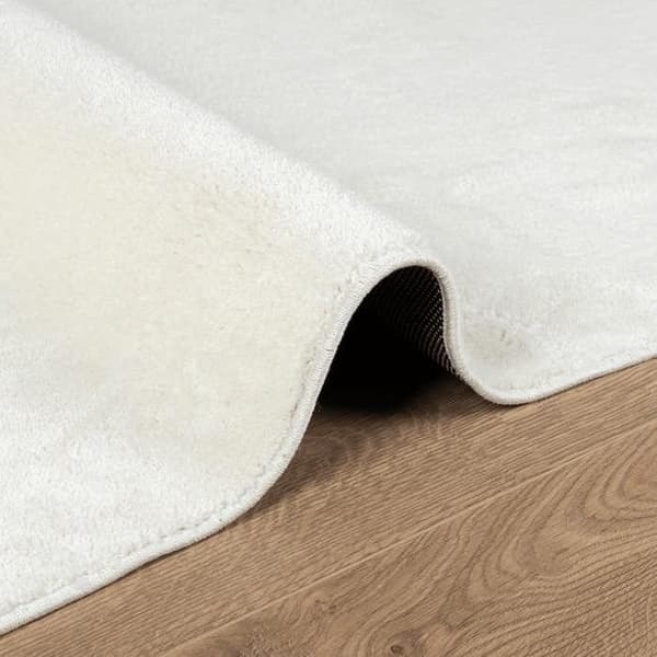 Tæppe - MAISON EXCLUSIVE - OVIEDO - 200x280 cm - Creme - 100% Polyester Grädde