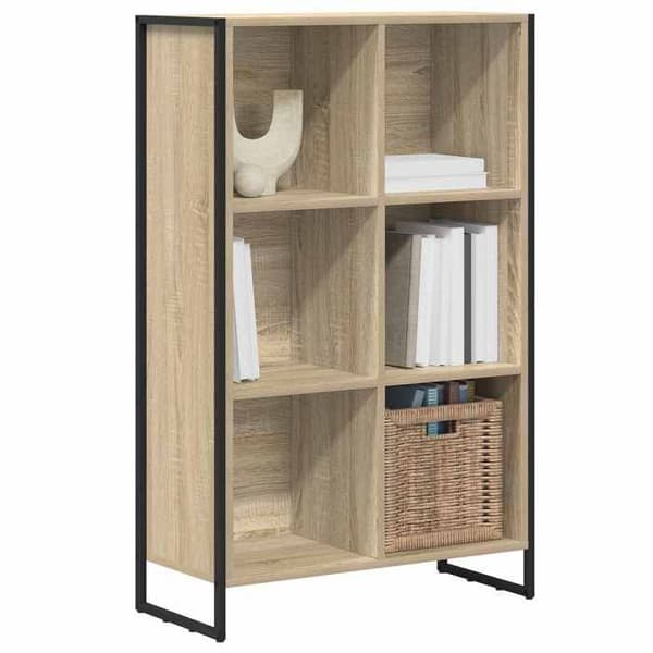 Maison Exclusive - Bibliotek Egetræ Sonoma 68 x 30 x 108 cm Ingeniørtræ