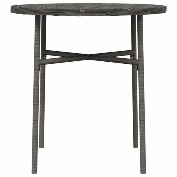 Maison Exclusive - Grått tebord 45 cm i flätad resin