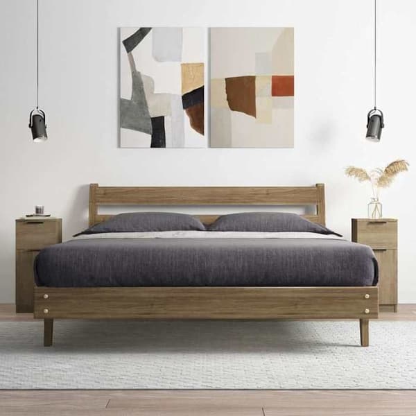 Maison Exclusive - Bufféer 2 st Ek Sonoma 30x30x70 cm Ingenjörsträ
