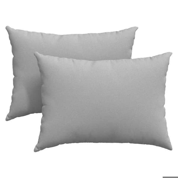 Maison Exclusive - Soffkuddar 2 st tyg Grå moln 70 x 50 cm Molngrå