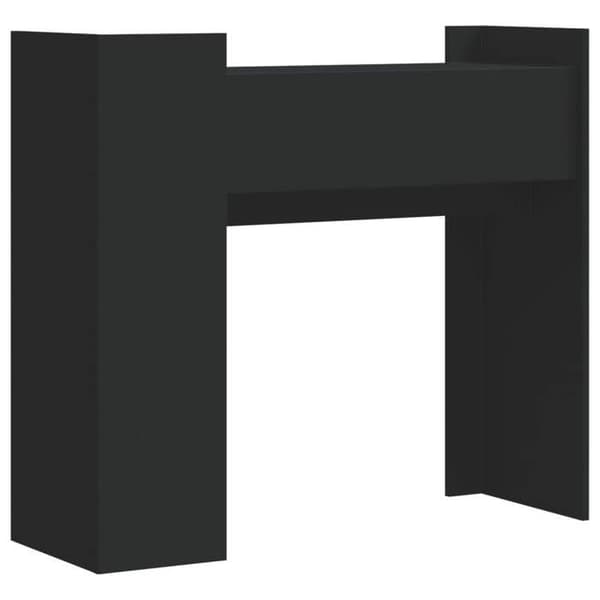 Maison Exclusive - Sort konsolbord 100x35x90 cm i ingeniørtræ