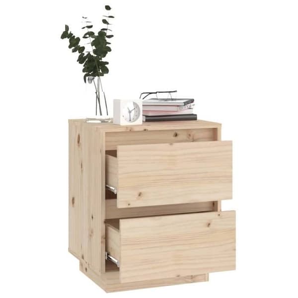 Maison Exclusive - Nattduksbord 40x35x50 cm Solid furu