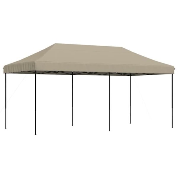 Infällbart hopfällbart partytält taupe 580x292x315 cm315 [cm] Mol