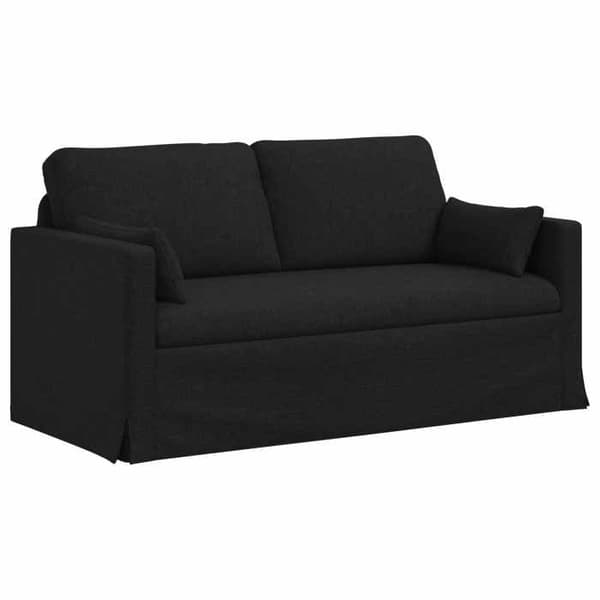Maison Exclusive - 2-delars soffgrupp i svart tyg