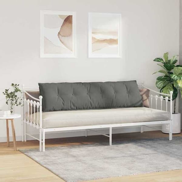 Maison Exclusive - Mørkegrå rygpude 180 x 50 cm Mikrofiberstof