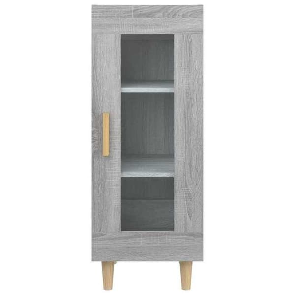 Maison Exclusive - Buffet Sonoma grå 34,5x34x90 cm Ingenjörsträ