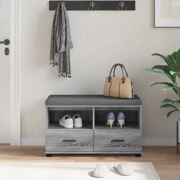 Maison Exclusive - Harmaa Sonoma eteispankki 80 x 38 x 46 cm