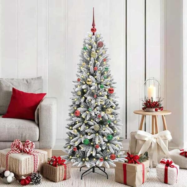 Maison Exclusive - Konstgjord Julgran Vit 150 cm Vit