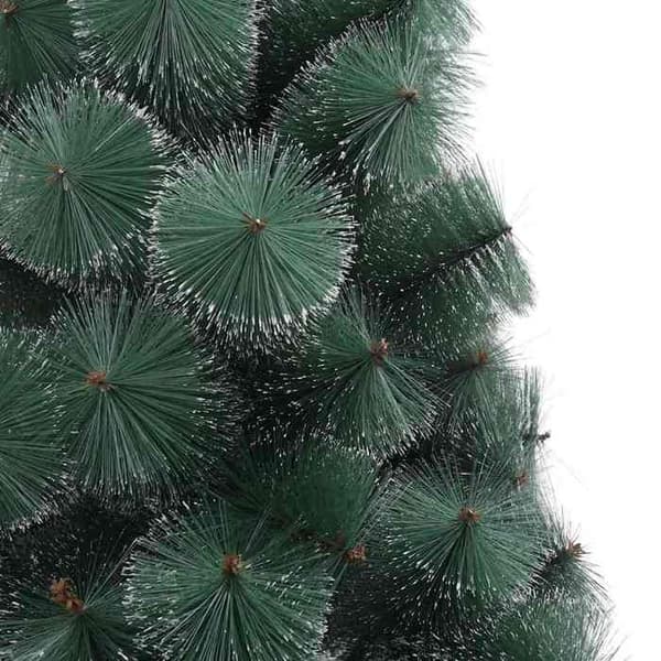 Kunstig juletræ - EKSKLUSIV HUS - 150 cm - Grøn - Grene med hvide spidser - Stålbase Grön